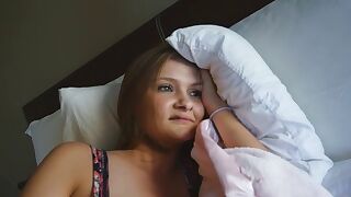 Brother Corrects Her Sister`s Behavior With Blowjob